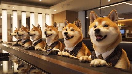Dogecoin, Shiba Inu coin, and other altcoins and memecoins