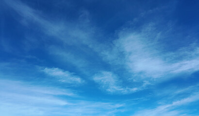 blue sky with clouds photo background       