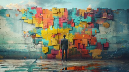 Mosaic of Success: Visualizing the Journey to Achieving Complex Goals.