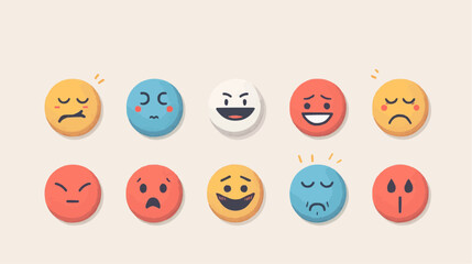 Group of icons: Emotions and facial expressions


 - obrazy, fototapety, plakaty