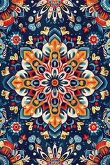 Floral mandalas: ornamental patterns inspired by Eastern cultures. Islamic, Arabic, Indian, Turkish, Pakistani, Chinese, and Ottoman motifs in a vector illustration.