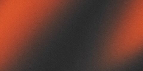 Black And Orange Gradient Background With Grainy Texture