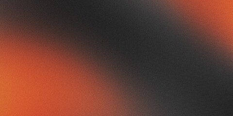 Black And Orange Gradient Background With Grainy Texture