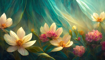 Obraz na płótnie Canvas flower background