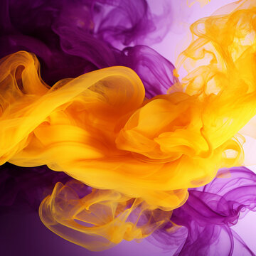 colorful smoke on a white background