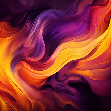abstract background with flames