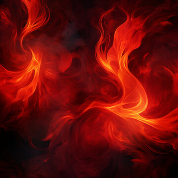 abstract fire background with flames