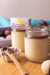 Pudim de leite condensado com nutella - vanilla pudding