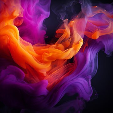 colorful smoke