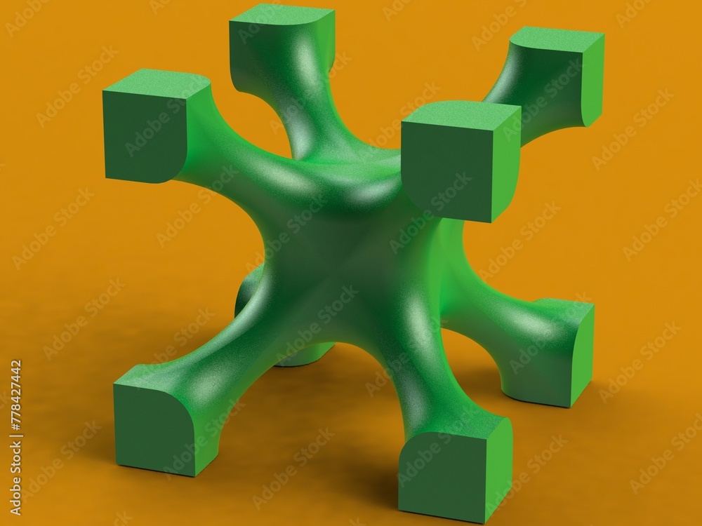 Aufkleber lattice structures of skeletal i-wp 3d print model