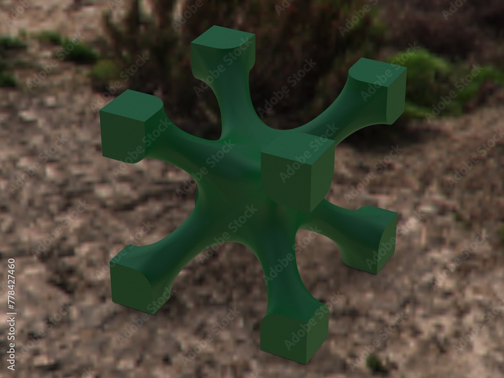Aufkleber lattice structures of skeletal i-wp 3d print model