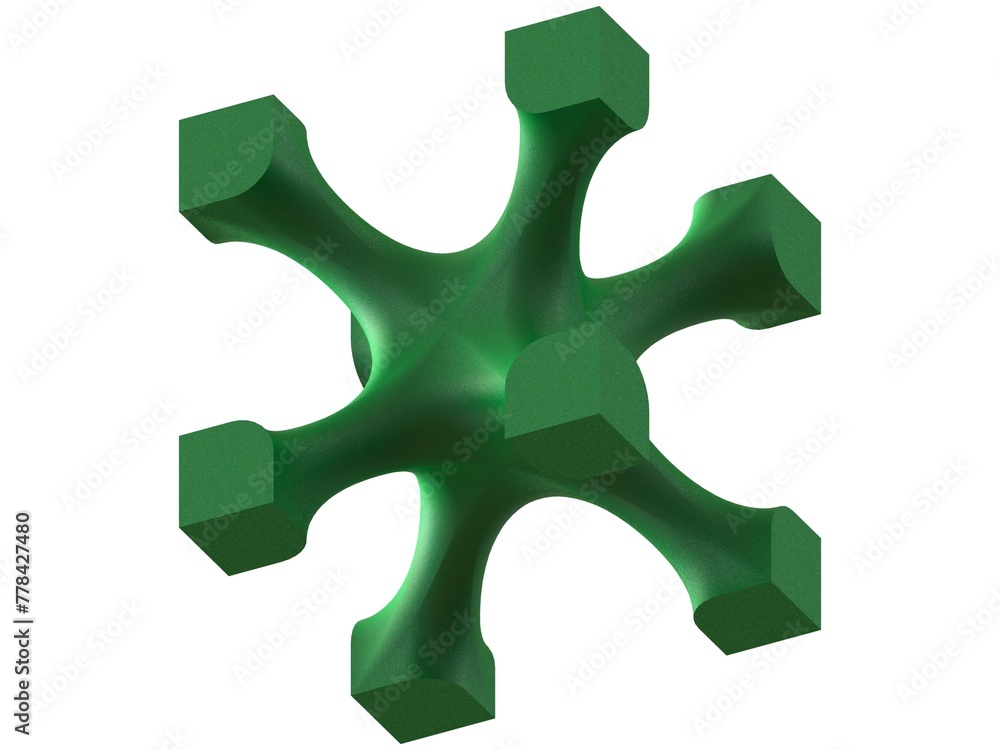 Aufkleber lattice structures of skeletal i-wp 3d print model