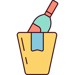 food multi color icon pack