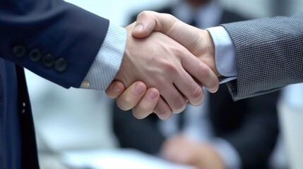 closeup. reliable handshake of business partners