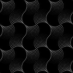 Vector seamless texture. Modern geometric background. Grid of dots.


