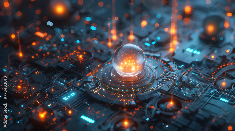 Poster a conceptual design for a revolutionary quantum computing system