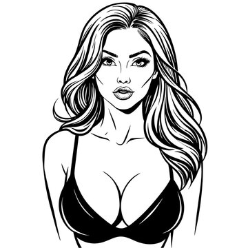 recommend clip art: Sketch Tattoo Beautiful Babe Funny Seduction sharp