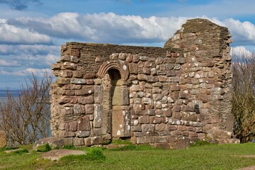 ruins of an chapel in Heysham