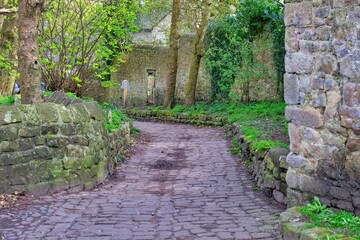 old stone pathway in Heysham