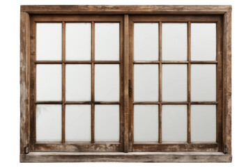The Whispering Window: A Tranquil Portal to Another Realm. White or PNG Transparent Background.