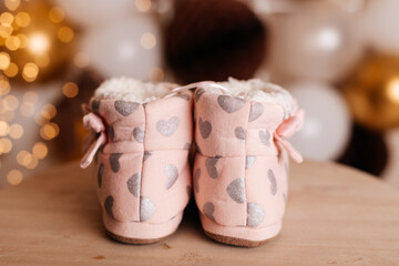 Soft light slippers for girls