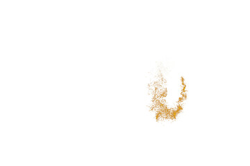 Fairy Gold Dust, Fairy Gold Glowing Dust Tale, Magic Abstract Background, Magic Dust, Golden Glitter Heart, Golden Transparent Background