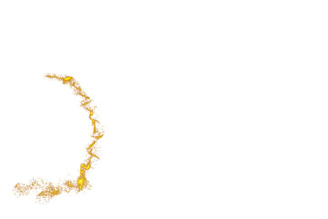 Fairy Gold Dust, Fairy Gold Glowing Dust Tale, Magic Abstract Background, Magic Dust, Golden Glitter Heart, Golden Transparent Background