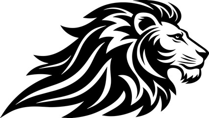 --lion-logo-in-profile-minimalismvector-illustrati