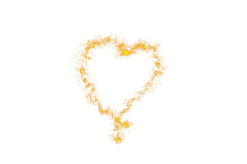 Fairy Gold Dust, Fairy Gold Glowing Dust Tale, Magic Abstract Background, Magic Dust, Golden Glitter Heart, Golden Transparent Background