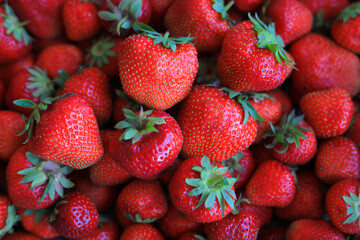 Strawberries close up