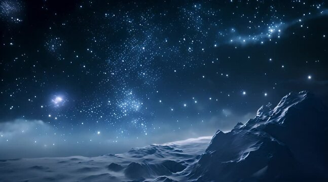 Comet Halley orbits the vast universe.