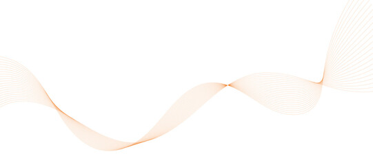 Abstract wave element for design. Digital frequency track equalizer. Stylized line art background. Vector illustration. Wave with lines created using blend tool. Curved wavy line, smooth stripe.

