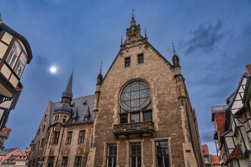 Fototapeta na wymiar Quedlinburger Rathaus