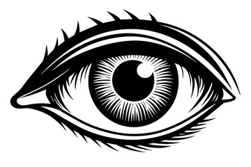 eye of the person vector-illustration