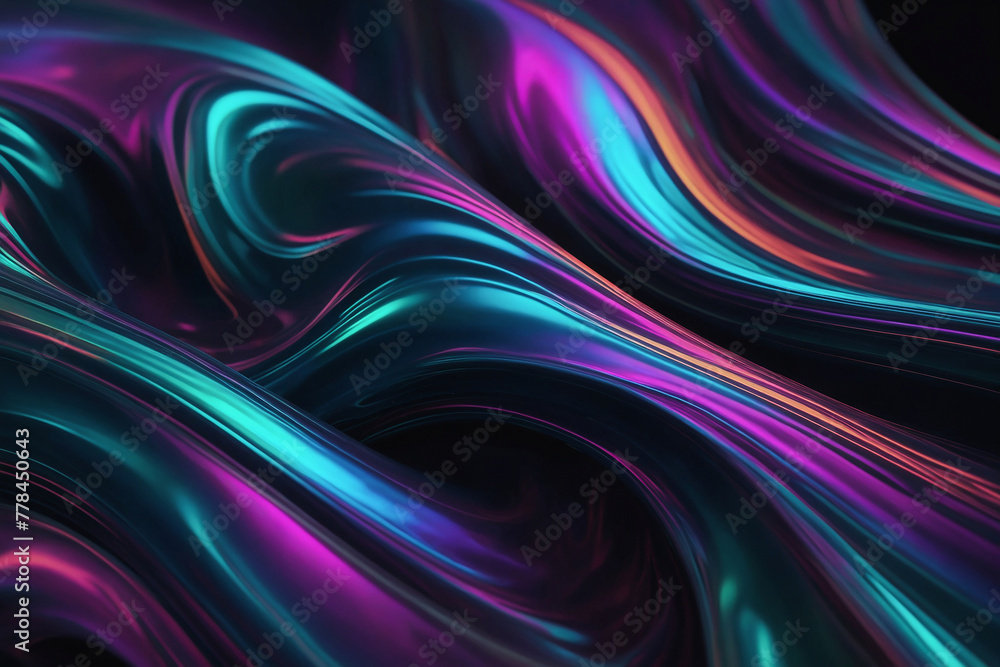 Poster abstract background with colorful lines