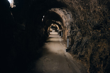 Wine cave at Beqaa valley, Lebanon