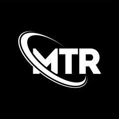 MTR logo. MTR letter. MTR letter logo design. Initials MTR logo linked with circle and uppercase monogram logo. MTR typography for technology, business and real estate brand.