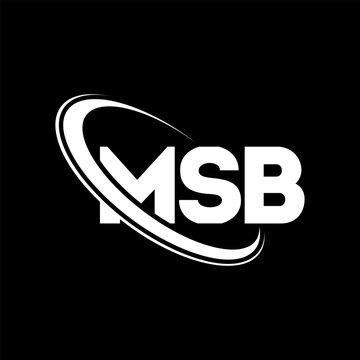 MSB logo. MSB letter. MSB letter logo design. Initials MSB logo linked with circle and uppercase monogram logo. MSB typography for technology, business and real estate brand.