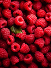 raspberries in the market