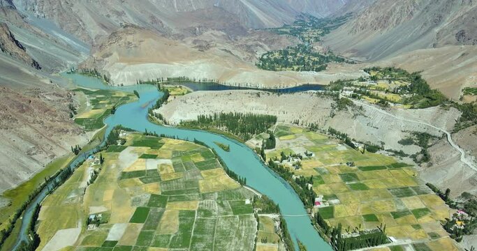 Phandar Valley, District Ghizer, Gilgit-Baltistan Pakistan - Landscape Travel Video - Drone Coverage - Beautiful Landscape