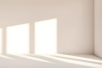 Obraz premium Mock up geometric shape podium for product design, minimal display. shadow overlay