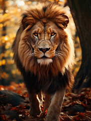 Fototapeta premium portrait of a lion