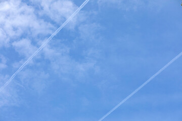 Skies and aeroplane footprints, for the moderately literate chemitrails. False theory,...