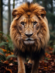 Fototapeta premium portrait of a lion