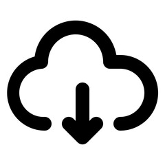 Backstage black  outline icon pack