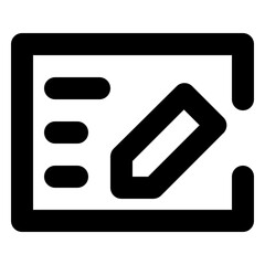 Backstage black  outline icon pack