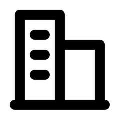 Backstage black  outline icon pack