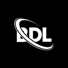 BDL logo. BDL letter. BDL letter logo design. Initials BDL logo linked with circle and uppercase monogram logo. BDL typography for technology, business and real estate brand.