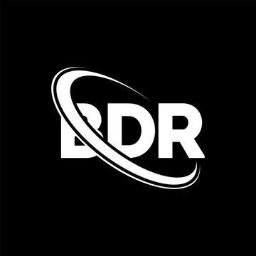 BDR logo. BDR letter. BDR letter logo design. Initials BDR logo linked with circle and uppercase monogram logo. BDR typography for technology, business and real estate brand.
