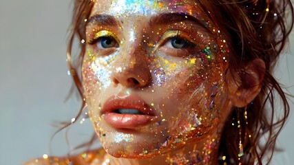 generate beautiful lady head shot